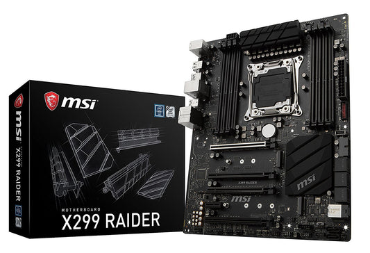 MSI X299 Raider Intel Compatible Motherboard for Desktop Computer/PC