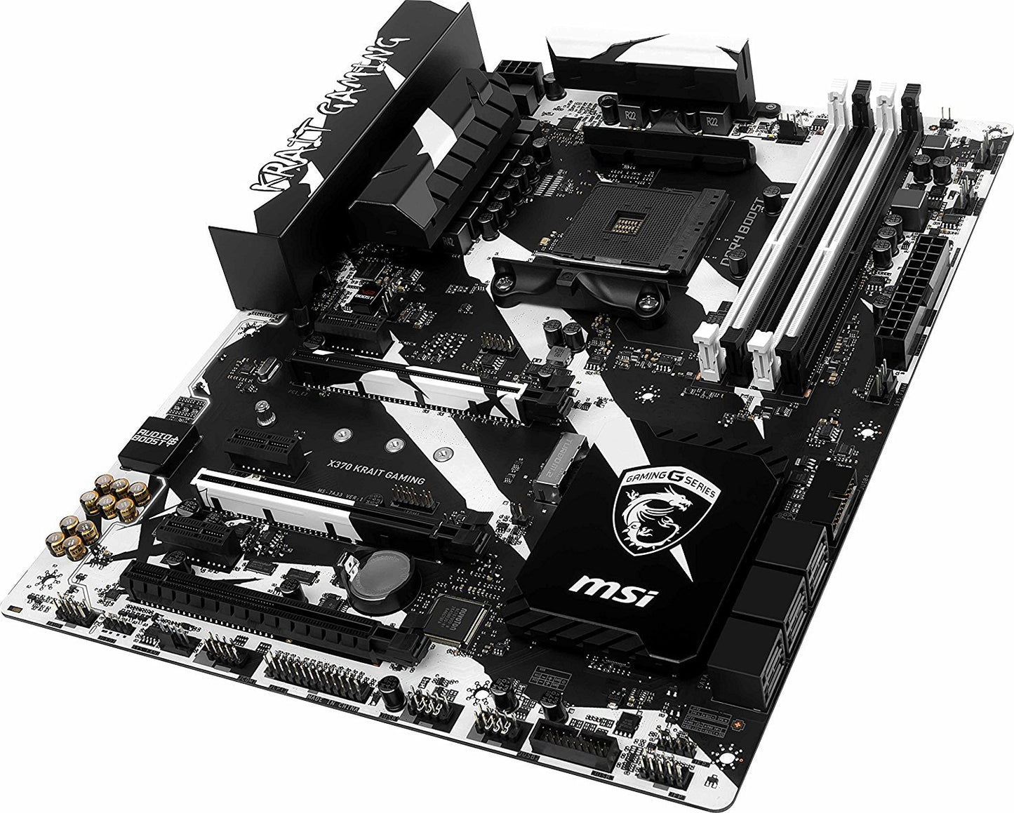 MSI X370 Krait Socket AM4 ATX Compatible Motherboard for Desktop Computer/PC