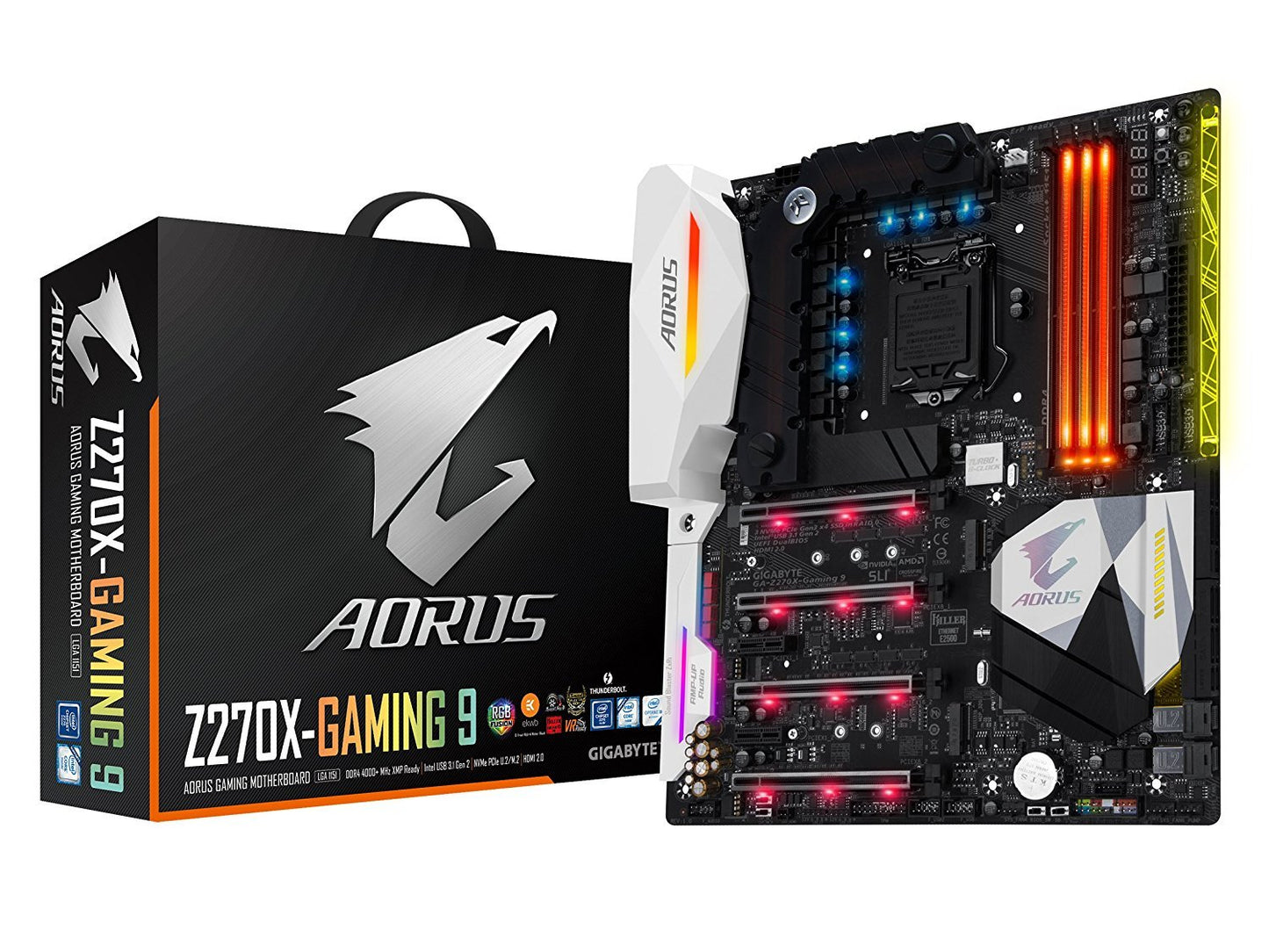GIGABYTE Z270X-GAMING 9 AORUS Intel Compatible Motherboard for Desktop Computer/PC