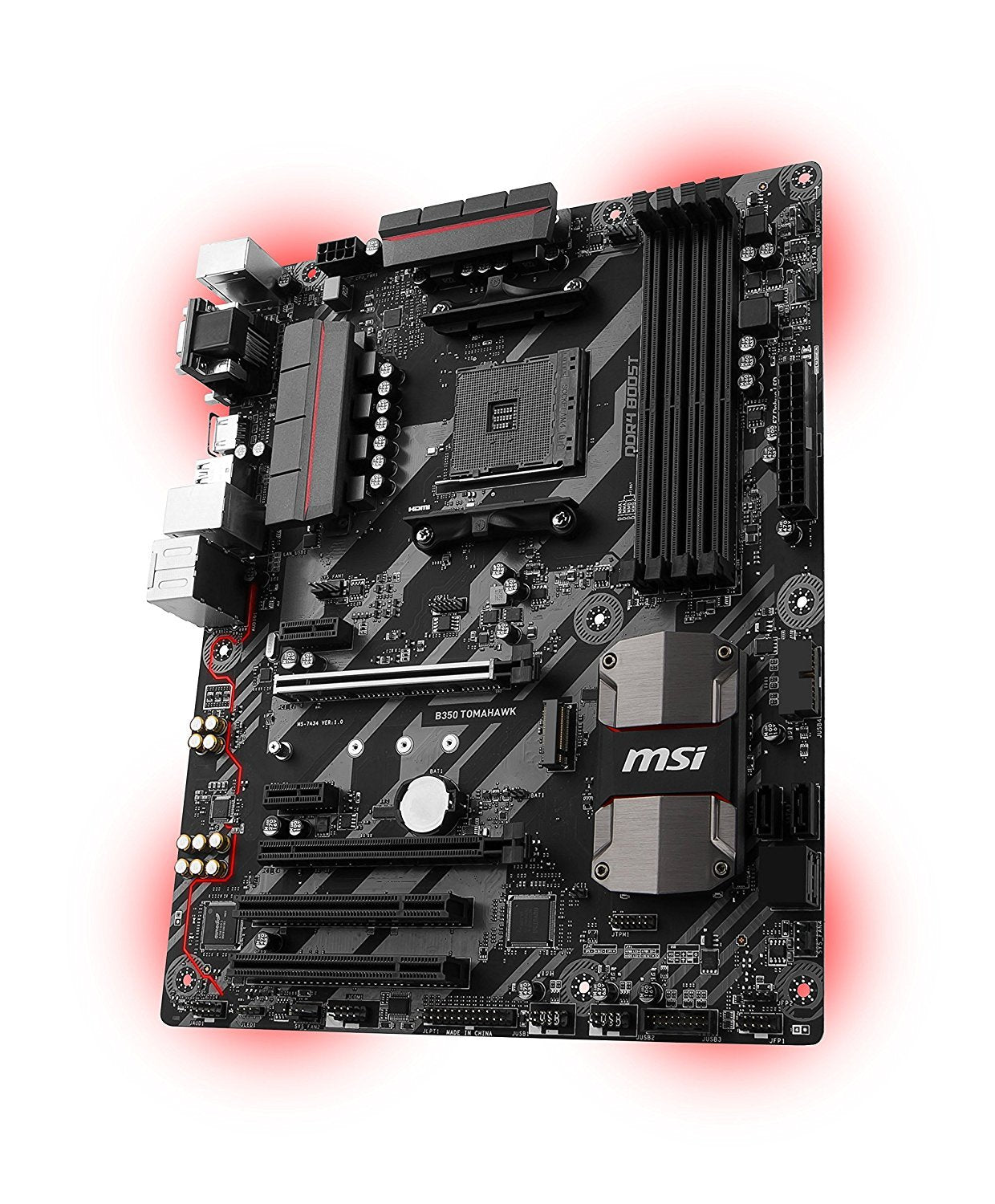 MSI B350 TOMAHAWK AMD Compatible Motherboard for Desktop Computer/PC
