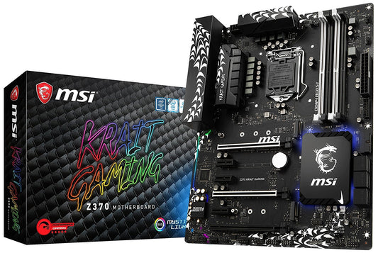 MSI Z370 KRAIT GAMING Intel Compatible Motherboard for Desktop Computer/PC