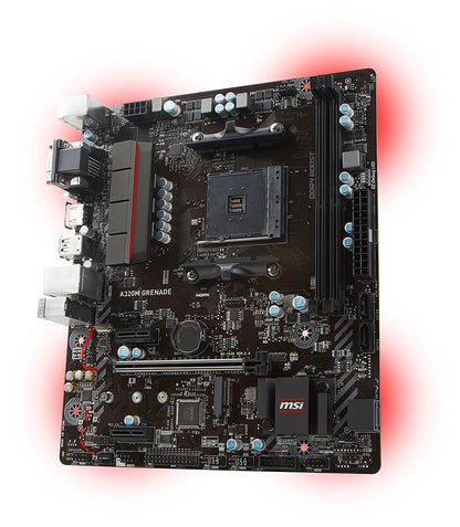 MSI A320M GRENADE Compatible Motherboard for Desktop Computer/PC