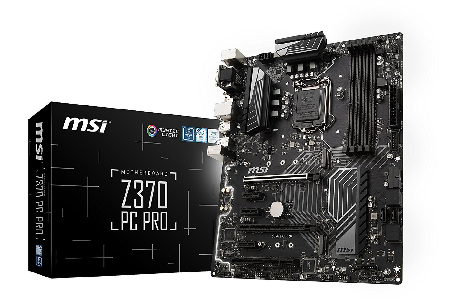 MSI Z370 PC PRO Intel Compatible Motherboard for Desktop Computer/PC