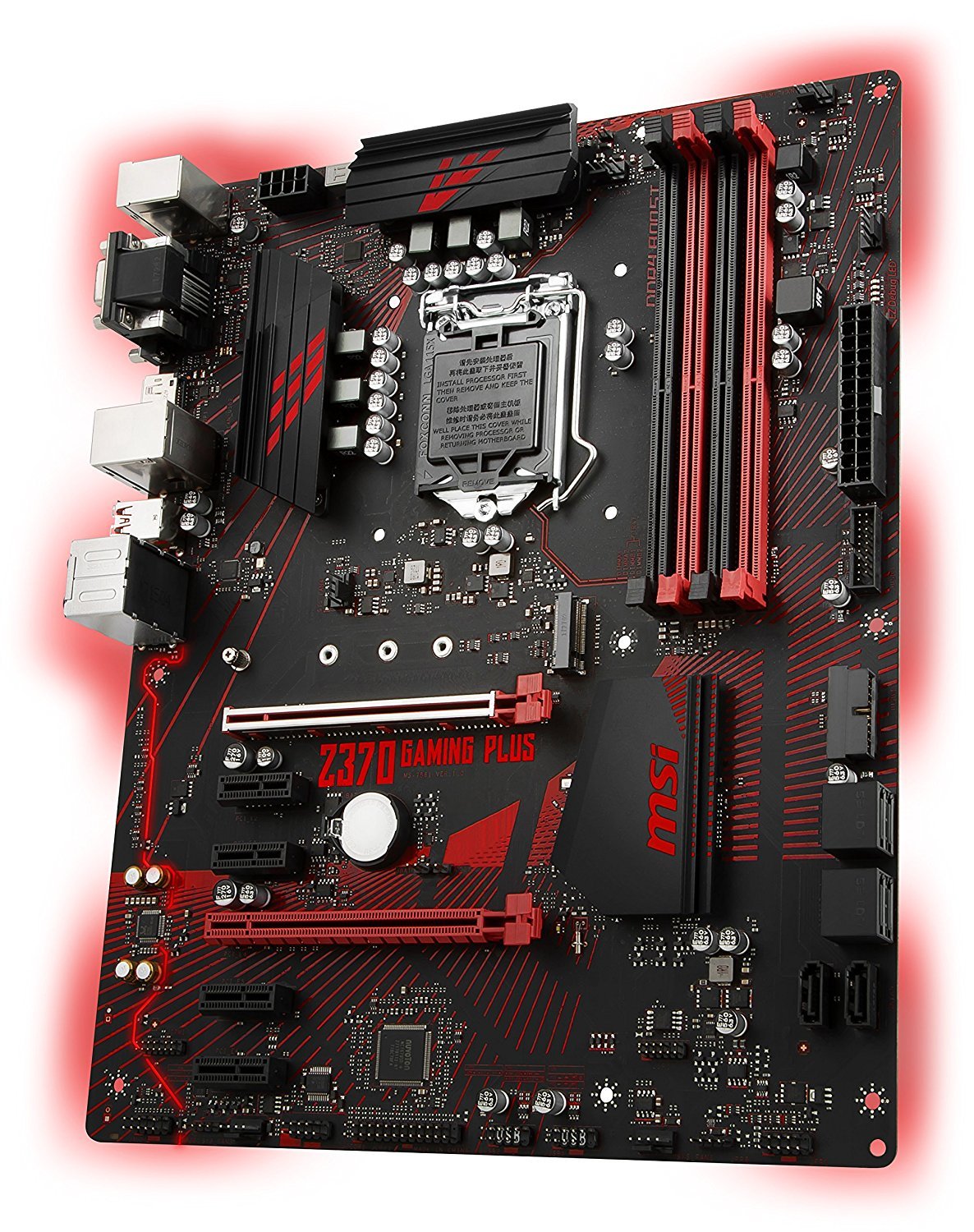 MSI Z370 GAMING PLUS Intel Compatible Motherboard for Desktop Computer/PC