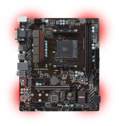 MSI A320M GRENADE Compatible Motherboard for Desktop Computer/PC