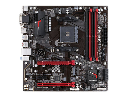 GIGABYTE AB350M GAMING 3 AMD Compatible Motherboard for Desktop Computer/PC