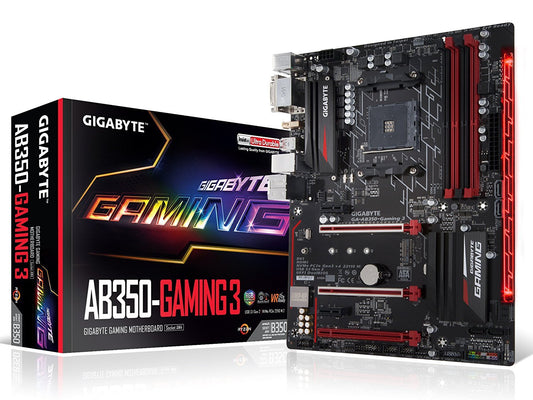 GIGABYTE AB350-GAMING 3 AMD Compatible Motherboard for Desktop Computer/PC