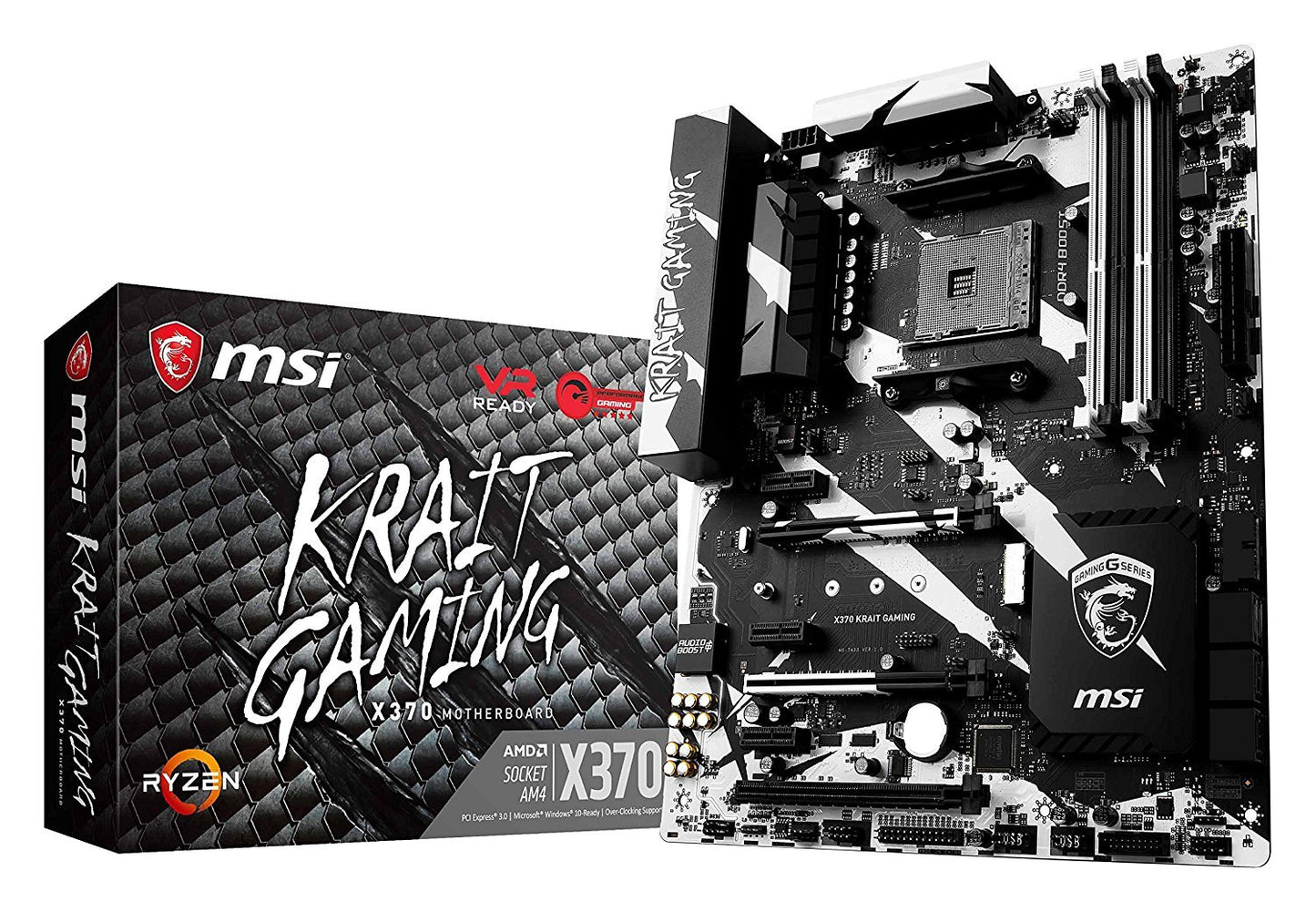 MSI X370 Krait Socket AM4 ATX Compatible Motherboard for Desktop Computer/PC