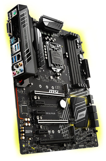 MSI Z370 SLI PLUS Intel Compatible Motherboard for Desktop Computer/PC