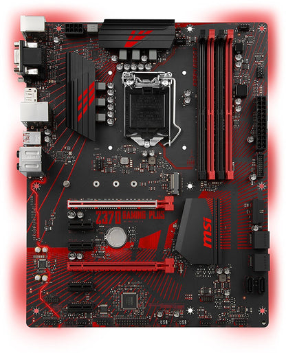 MSI Z370 GAMING PLUS Intel Compatible Motherboard for Desktop Computer/PC