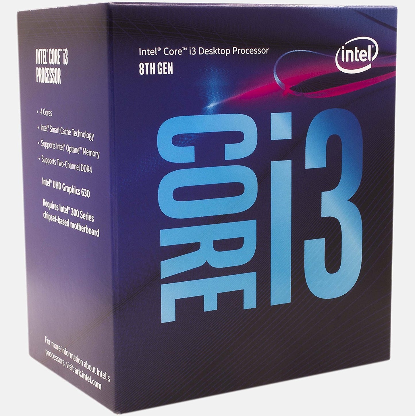 INTEL I-3 (8100) 8th (1151) Desktop Computer Processor