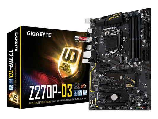 GIGABYTE Z270P-D3 Intel Compatible Motherboard for Desktop Computer/PC