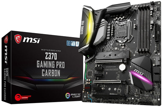 MSI Z370 Gaming PRO CARBON Intel Compatible Motherboard for Desktop Computer/PC