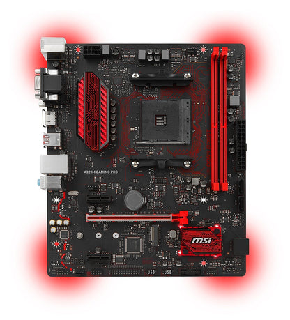MSI A320M GAMING PRO AMD Compatible Motherboard for Desktop Computer/PC