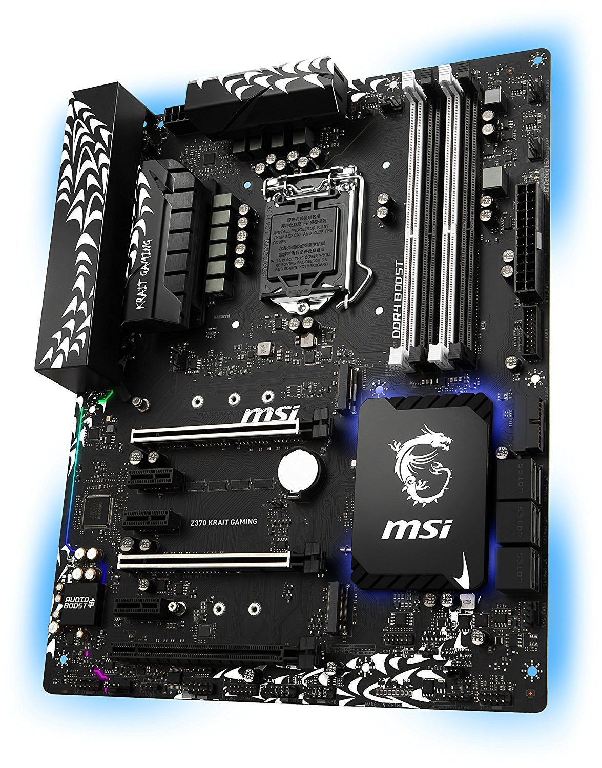 MSI Z370 KRAIT GAMING Intel Compatible Motherboard for Desktop Computer/PC