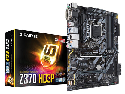 GIGABYTE Z370 HD3P LGA1151 Intel Compatible Motherboard for Desktop Computer/PC