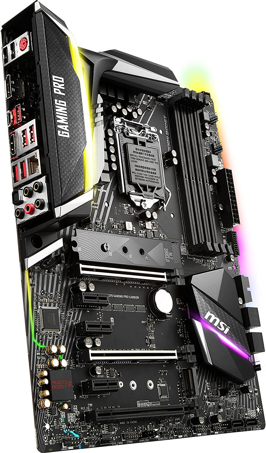 MSI Z370 Gaming PRO CARBON Intel Compatible Motherboard for Desktop Computer/PC