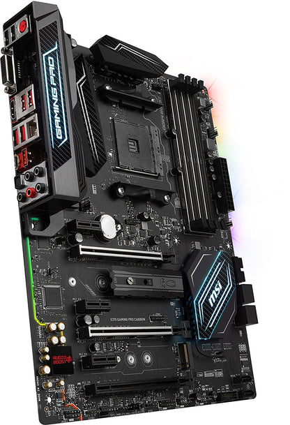 MSI X370 Gaming Pro Carbon Socket AM4 ATX Compatible Motherboard for Desktop Computer/PC