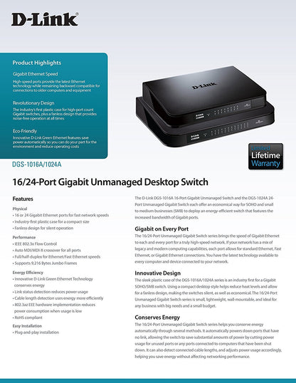 D-Link 24-Port Gigabit Switch