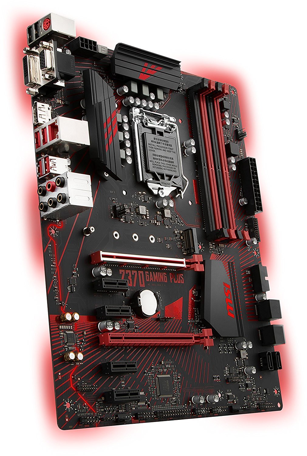 MSI Z370 GAMING PLUS Intel Compatible Motherboard for Desktop Computer/PC