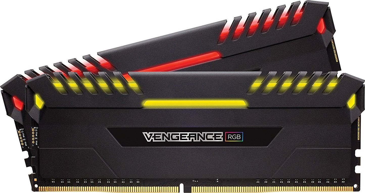 CORSAIR 16GB (2X8) DDR4 RGB (3000MHz) RAM for Desktop Computer/PC