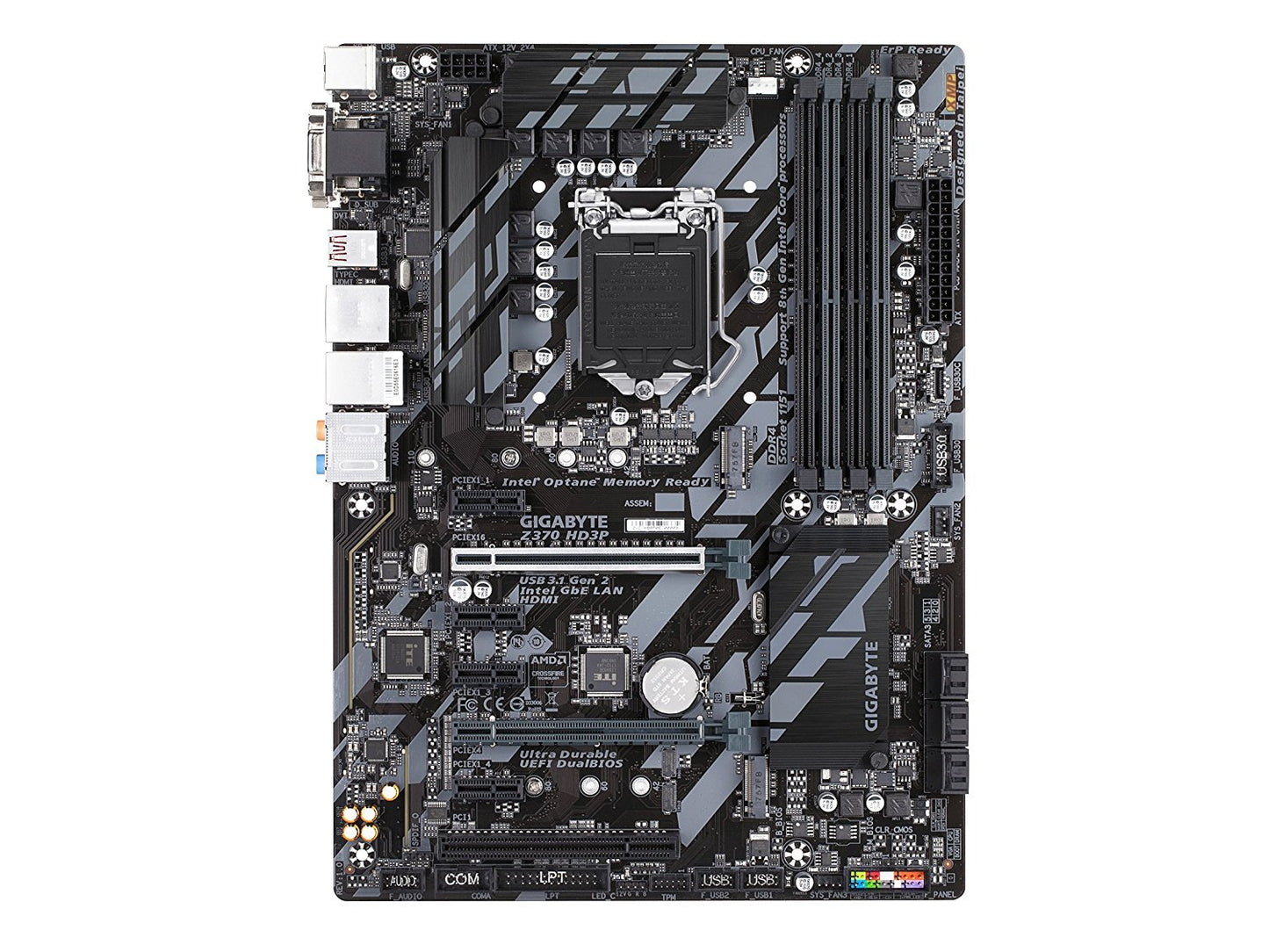 GIGABYTE Z370 HD3P LGA1151 Intel Compatible Motherboard for Desktop Computer/PC