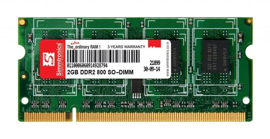 SIMMTRONICS 2GB DDR2 RAM for Laptop