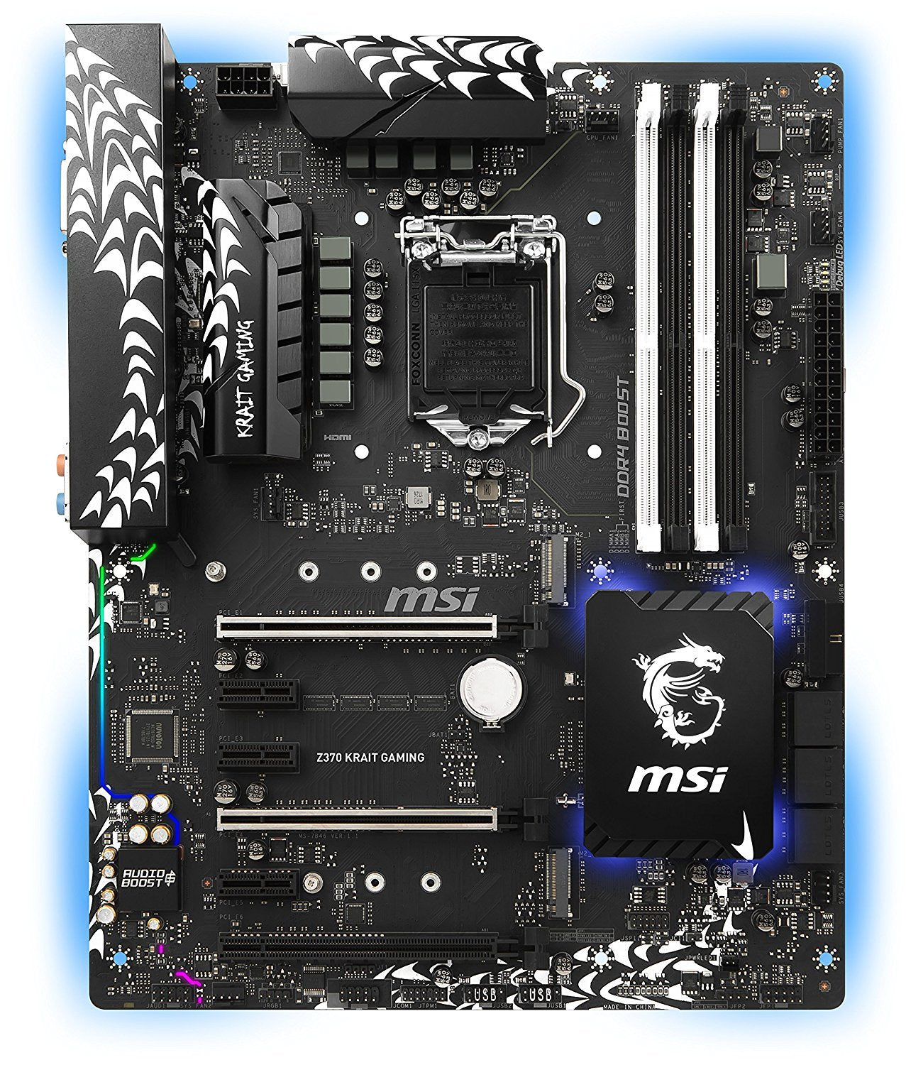 MSI Z370 KRAIT GAMING Intel Compatible Motherboard for Desktop Computer/PC