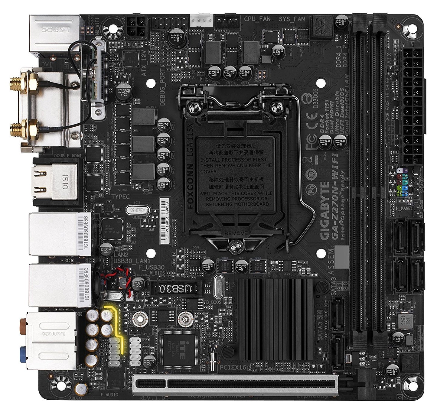 GIGABYTE Z270N-WIFI Intel Compatible Motherboard for Desktop Computer/PC