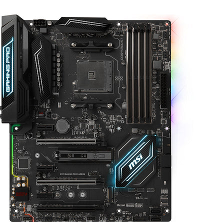 MSI X370 Gaming Pro Carbon Socket AM4 ATX Compatible Motherboard for Desktop Computer/PC