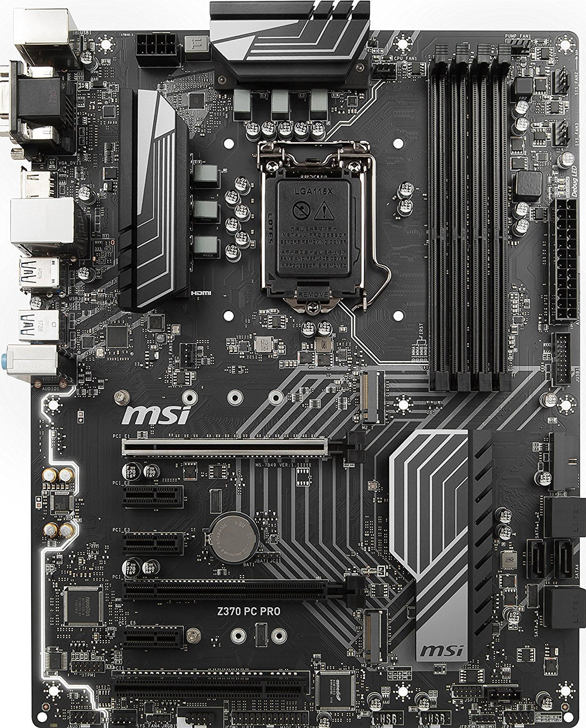 MSI Z370 PC PRO Intel Compatible Motherboard for Desktop Computer/PC
