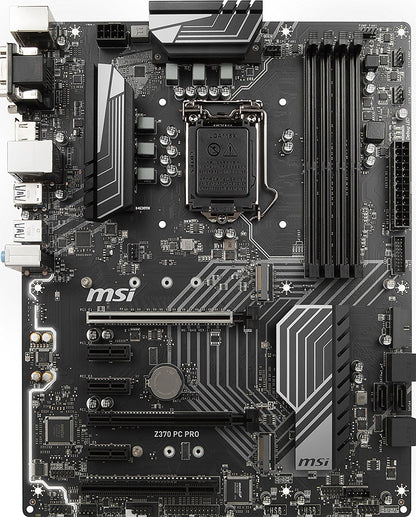 MSI Z370 PC PRO Intel Compatible Motherboard for Desktop Computer/PC