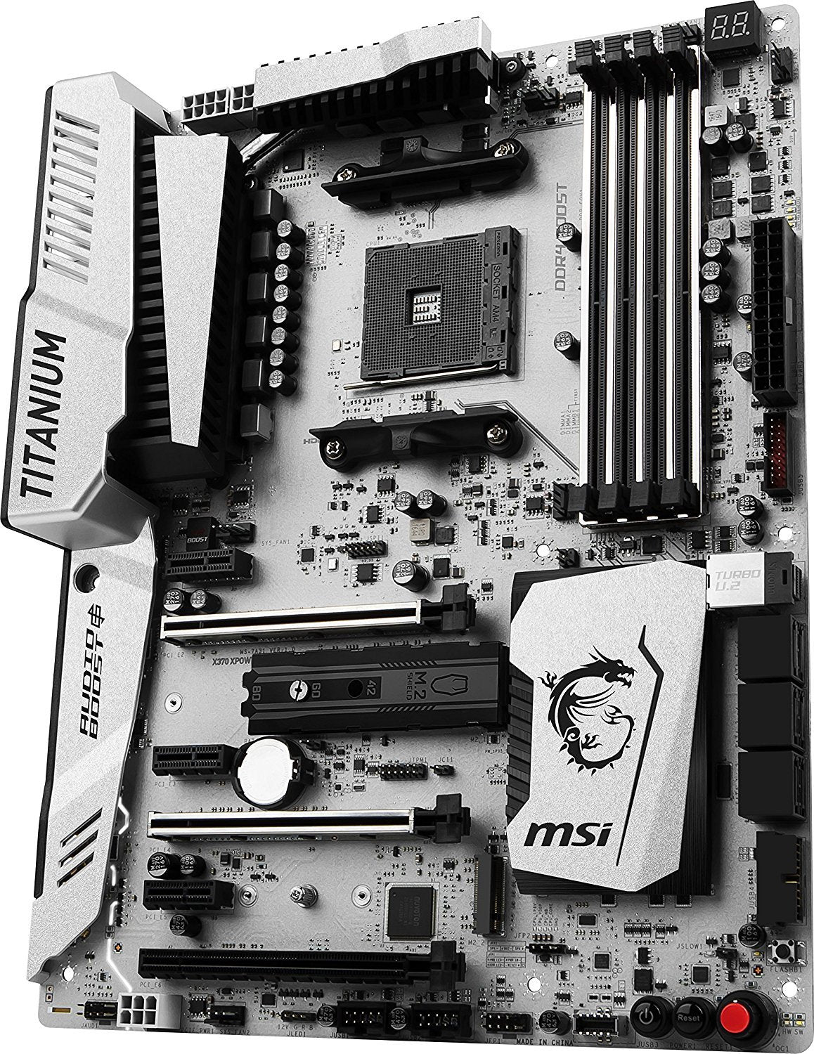 MSI X370 XPOWER GAMING TITANIUM Compatible Motherboard for Desktop Computer/PC
