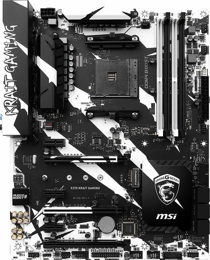 MSI X370 Krait Socket AM4 ATX Compatible Motherboard for Desktop Computer/PC