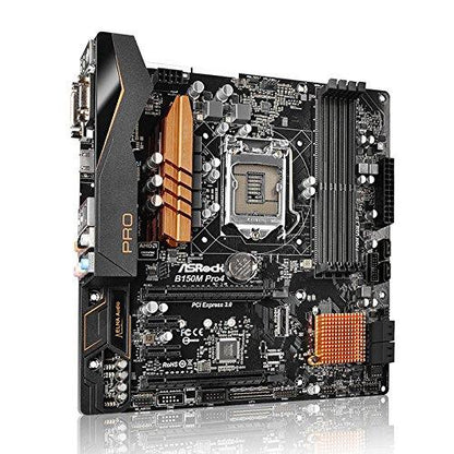 ASROCK B150M PRO4 Intel Compatible Motherboard for Desktop Computer/PC