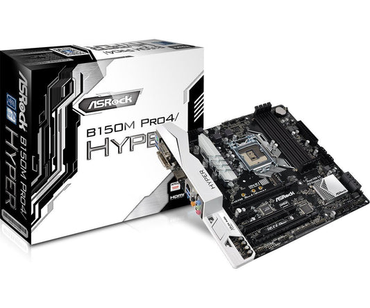ASROCK B150M PRO4 (HYPER) Intel Compatible Motherboard for Desktop Computer/PC