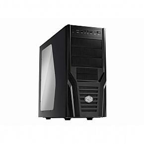 Cooler Master ELITE 431 (With Transparent Side Panel Window) Desktop Computer/PC Cabinet