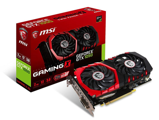 MSI GEFORCE GTX1050 2GB GAMING X Graphics Card for Gaming PC