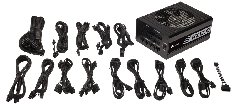 CORSAIR HX1200 (1200W) Desktop Computer Power Supply/PSU/SMPS