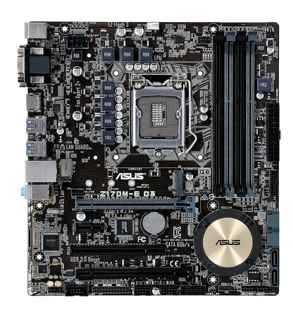 ASUS Z170M-E D3 (1151) Intel Compatible Motherboard for Desktop Computer/PC