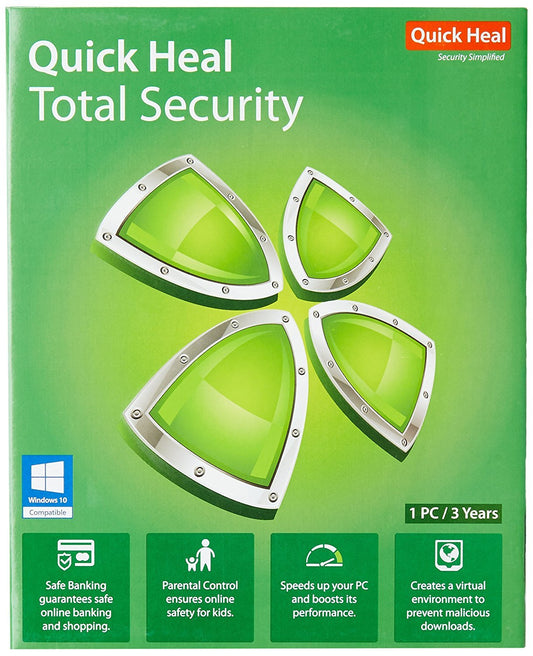 Quick Heal Total Security - 1 PC, 3 Years