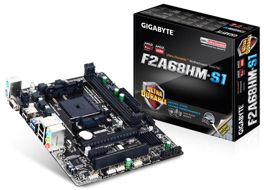 GIGABYTE F2A68HM-S1 AMD Compatible Motherboard for Desktop Computer/PC