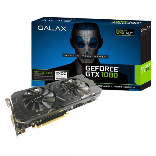 GALAX Nvidia GeForce GTX 1080 EXOC 8GB DDR5 Graphics Card for Gaming PC
