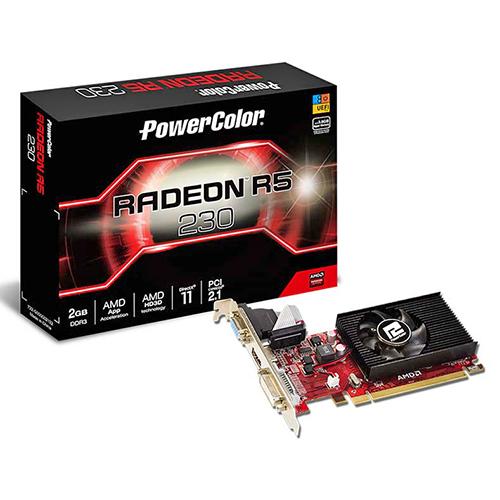 PowerColor Radeon R5 230 2GB DDR3 Graphics Card for Gaming PC