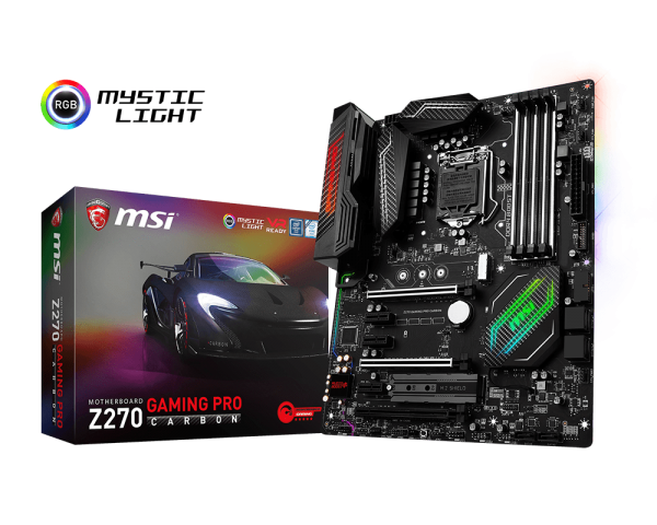 MSI Z270 GAMING PRO CARBON Intel Compatible Motherboard for Desktop Computer/PC