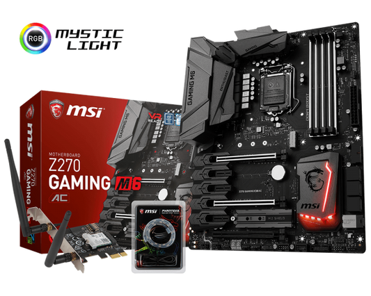 MSI Z270 GAMING M6 AC Intel Compatible Motherboard for Desktop Computer/PC