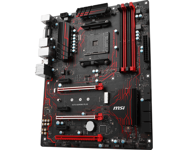 MSI X370 GAMING PLUS AMD Compatible Motherboard for Desktop Computer/PC