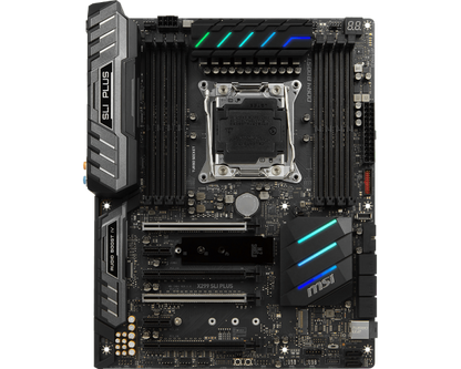 MSI X299 SLI PLUS Intel Compatible Motherboard for Desktop Computer/PC