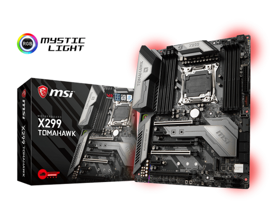 MSI X299 TOMAHAWK Intel Compatible Motherboard for Desktop Computer/PC