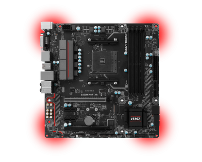 MSI B350M MORTAR AMD Compatible Motherboard for Desktop Computer/PC